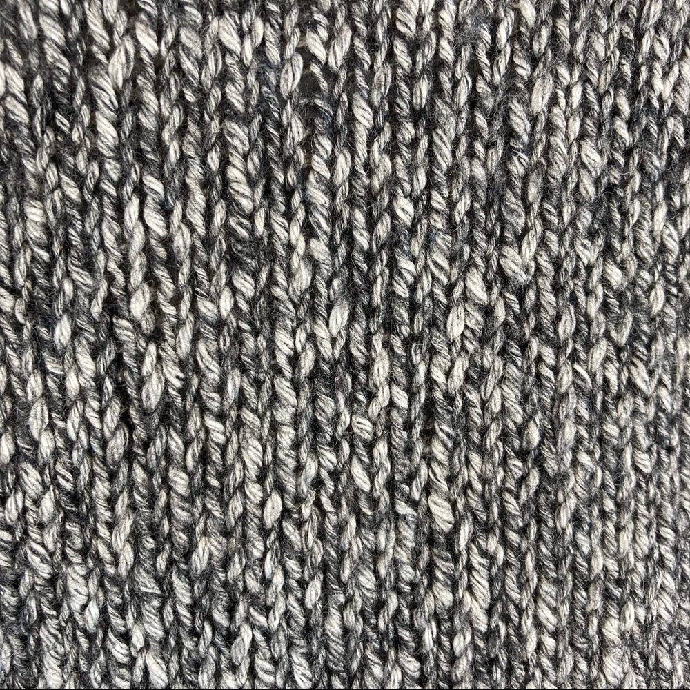 THEORY Parkland Slouchy Cotton & Wool Sweater In Lead Melange Size S - Picture 8 of 10